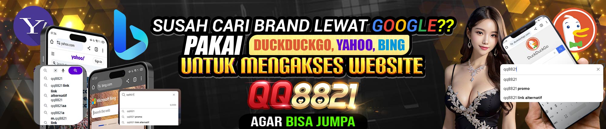 qq8821 susah cari brand